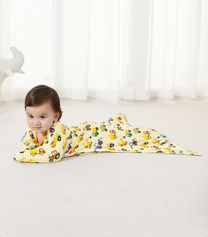 Baby Sleeper Gown Viscose from Bamboo Newborn Nightgowns Unisex Long Sleeve Sleep Sack