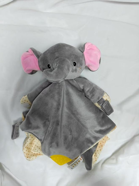 BEREST Elephant Baby Lovey Rechargeable Sleep Soother with 10 White Noises (Heartbeat, Shushing & Lullabies) & Cry Sensor|Timer|Recording|Plush Blanket Comforter Gift for Newborns|Infants|Boys & Girls
