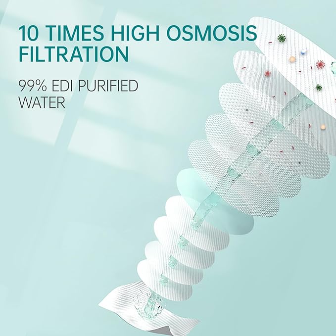 MATERN'ELLA Baby Wipes, Diaper Wipes for Sensitive Skin, Wet Wipes with 99% Water Based, Hypoallergenic, Safe and Gentle, 4 Flip-Top Packs (320 Wipes Total)