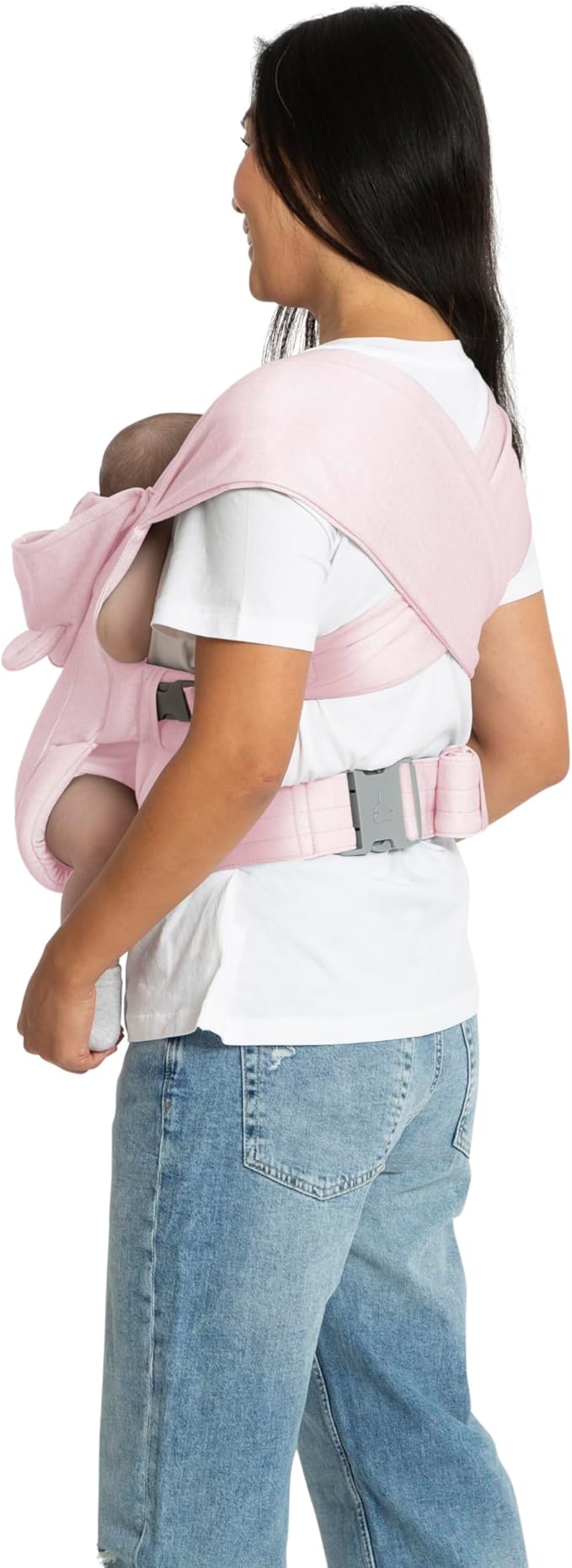babyGap by Delta Children Legacy 3-in-1 Baby Carrier – Newborn to Toddler (Holds 7.5 to 25 lbs.), Face-in and Face-Out Baby Carrier Wrap with Lumbar Support, Ergonomic, Blush