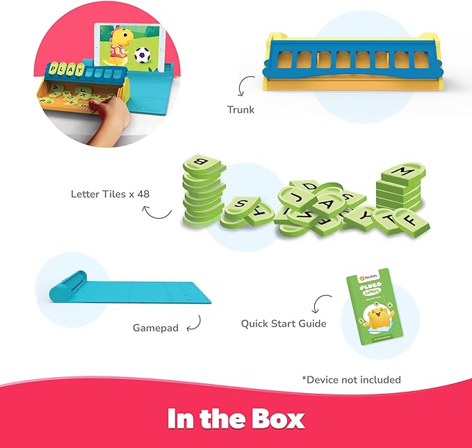 PlayShifu Phonics & Reading Game for Kids – Plugo Letters | Tech-Powered Spelling, Grammar & Vocabulary Kit | Educational Toy & Gift for Boys & Girls Ages 4–10 | Fun Learning Game