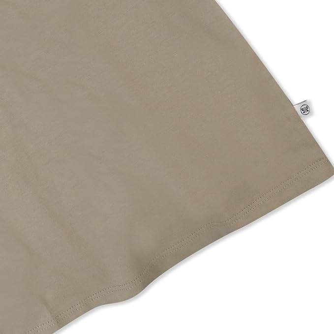 HonestBaby Unisex-Baby 5-Pack Short Sleeve T-Shirts 100% Organic Cotton Baby, Toddler, Little Kid, Boy, Girl, Unisex