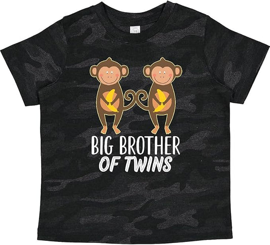 inktastic Brother of Twins Boys Gift Toddler T-Shirt