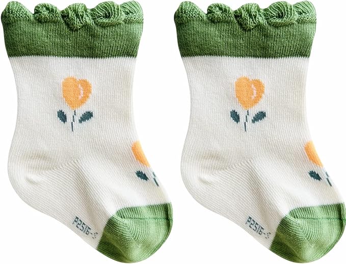 Toptim Newborn Baby-girls Socks and Bow Infant Toddler Ankle Socks