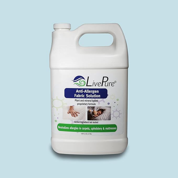LivePure Anti-Allergen 128 OZ Fabric Spray for Household Surfaces