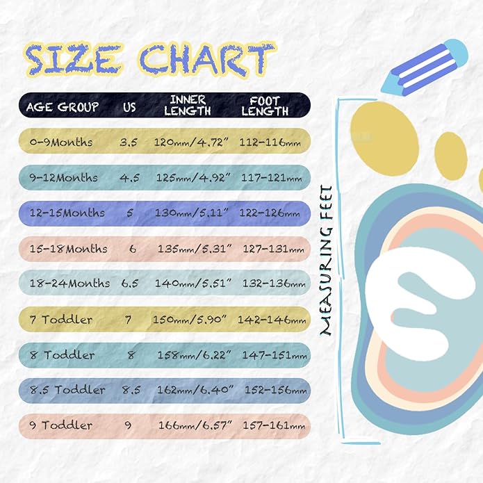 Engtoy Baby Shoes & Socks - Non-Slip Breathable Slippers with Soft Rubber Sole - Baby Boys & Girls Slip On Sneakers