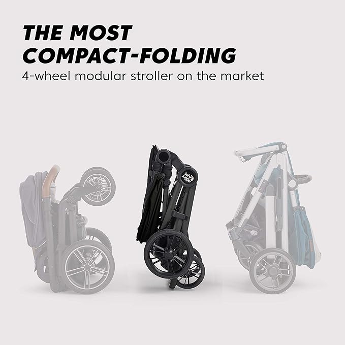 Baby Jogger® City Sights® Stroller - Convertible Stroller with Compact Fold Rich Black