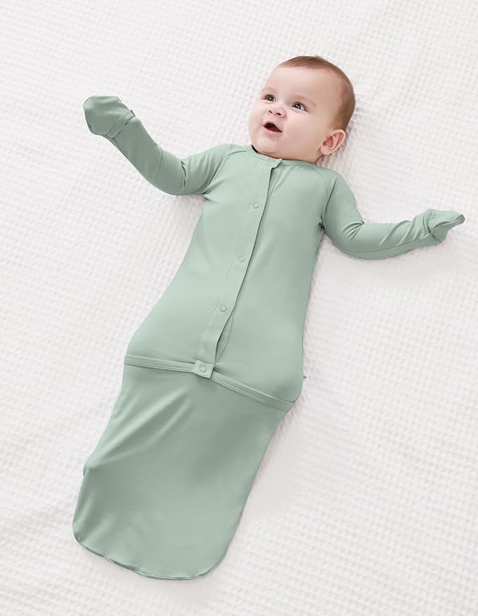 Baby Nightgowns Sleeper Gown Newborn Long Sleeve Pajama Gowns Unisex Viscose from Bamboo Infant Sleepwear
