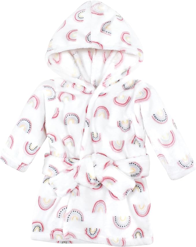 Hudson Baby Unisex Baby Plush Animal Face Bathrobe