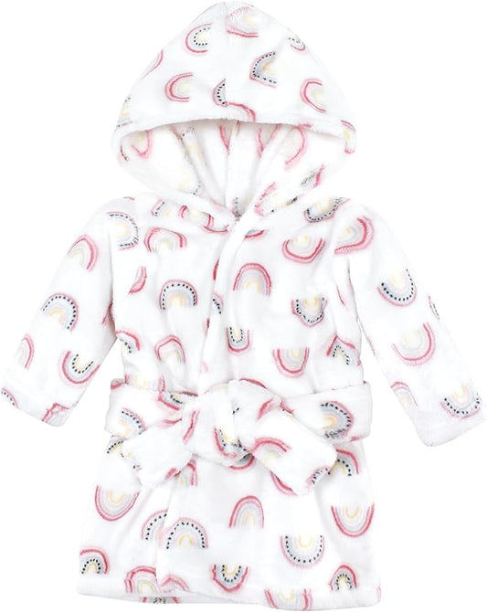 Hudson Baby Unisex Baby Plush Animal Face Bathrobe