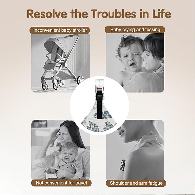 Baby Sling Carrier,Toddler Carrier, 2025 New Baby Sling,Portable and Lightweight Sling,Non-Slip Hip Seat Carrying 10-30lbs(Blue)