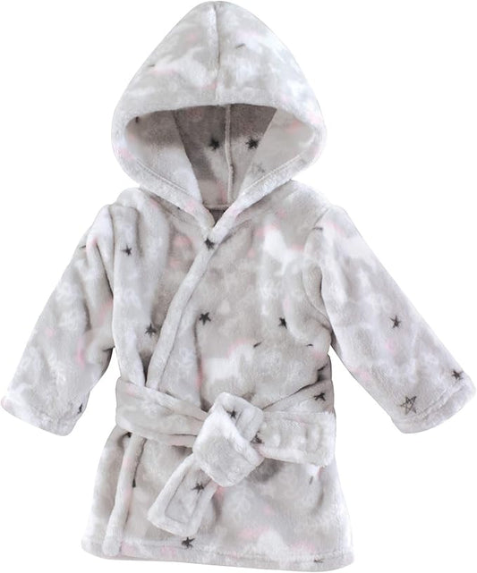 Hudson Baby Unisex Baby Plush Animal Face Bathrobe