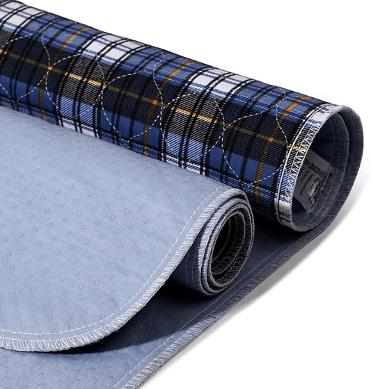 Non-Slip Bed Pads for Incontinence Washable (28" x 36"|2 Pack),Waterproof Bed Pads,Adult Washable Incontinence Bed Pads for Adults,Dog,Kids