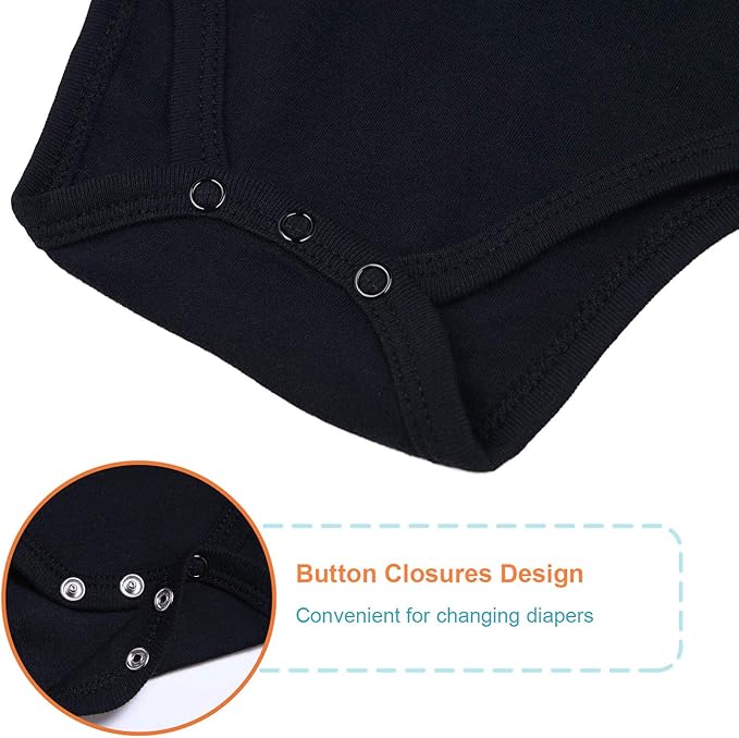 DEFAHN Funny Twins Baby Bodysuits Boys Girls Rompers 2 Pack Twin Matching Clothes Outfits for Newborn Infant