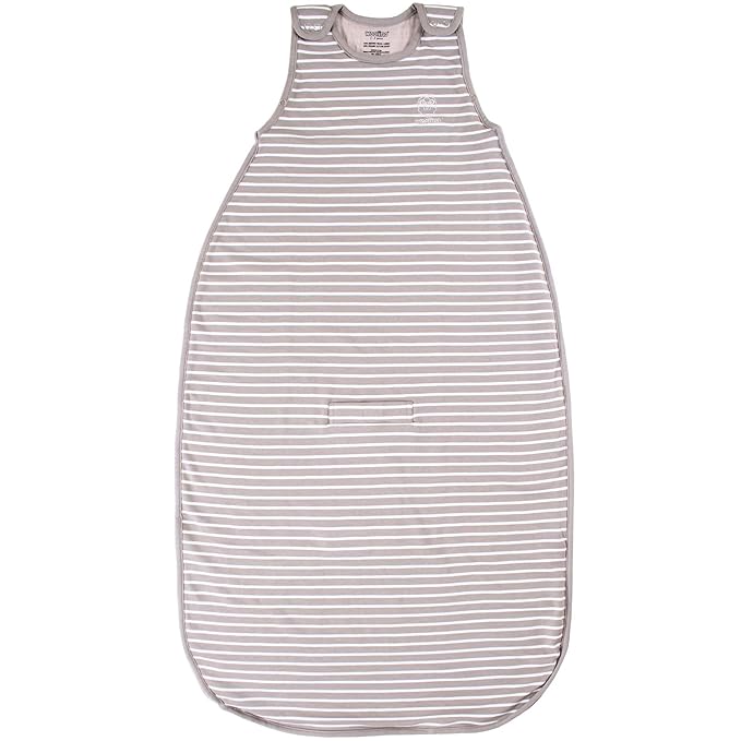 Woolino Toddler Sleeping Bag, 4 Season, Merino Wool and Organic Cotton, Baby Sleep Bag or Sack, 2-4 Years, Earth