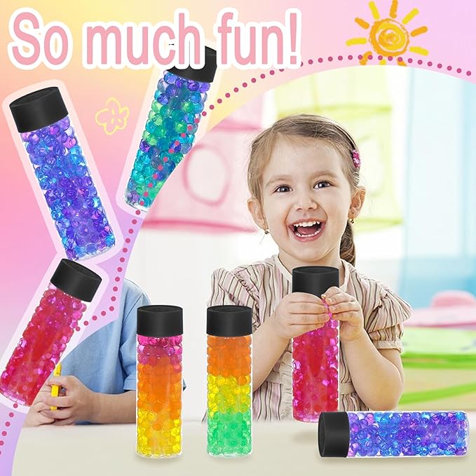 29 Pcs Empty Plastic Sensory Bottles With Lids,10 Oz/ 300 Ml Leakproof Clear Plastic Water Bottles Reusable Empty Bottles For Sensory Crafts Classroom Handmade Party Supply