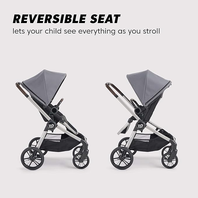 Baby Jogger® City Sights® Stroller - Convertible Stroller with Compact Fold Dark Slate