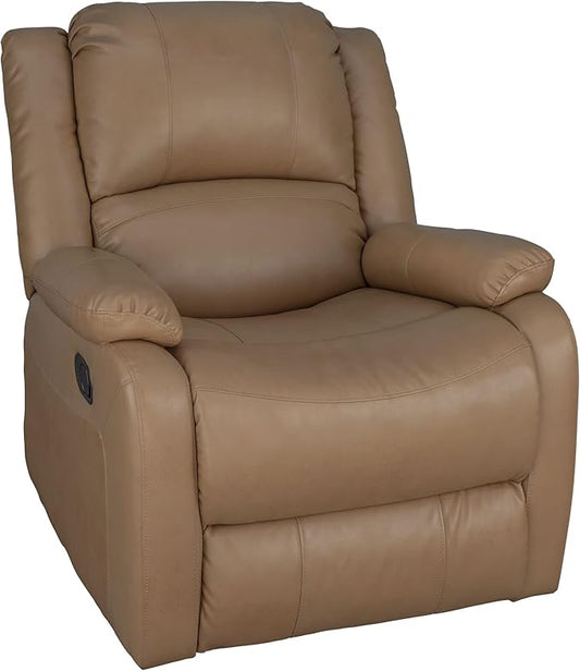 RecPro Charles Collection | 30" Swivel Glider RV Recliner | RV Living Room (Slideout) Chair | RV Furniture | Glider Chair (Toffee, 1-Pack)