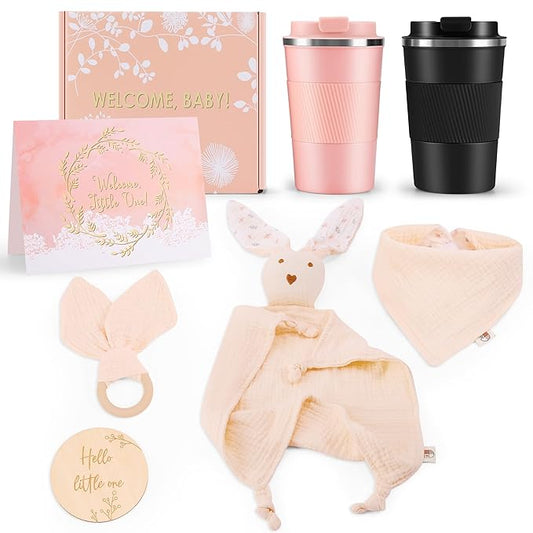 New Mom Gifts for Women, Best Pregnancy Gifts Basket for New Parents, Gender Reveal Ideas Gift Set for First Time Mom & Dad Expecting Parents to Be Gender Reveal Baby Shower Newborn Baby, Welcome Baby