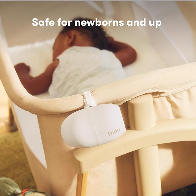 Frida Baby Hands-Free Rocker Device with 5 Vibration Levels, Universal Stroller Accessories, Rechargeable for Cribs & Strollers, Water-Resistant Baby Soother