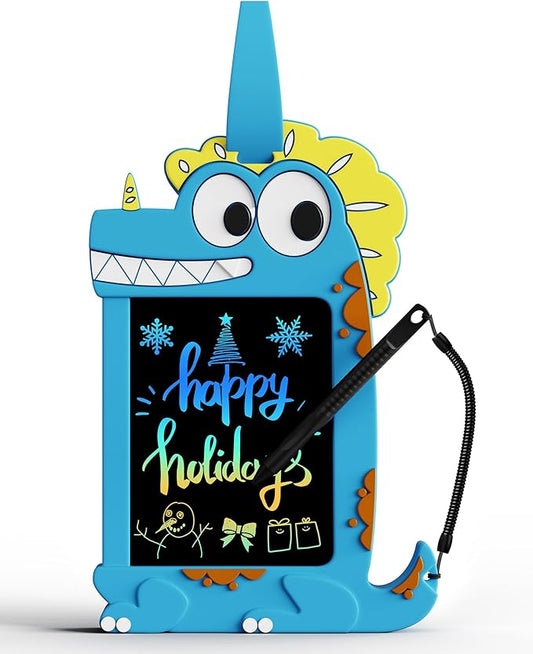 TEKFUN NanoDoodle Toys, Dinosaur Toys for Kids 4.5in LCD Writing Tablet Drawing Board for Classroom School Home, Christmas Gifts for Boys Girls 3-10 Years Old