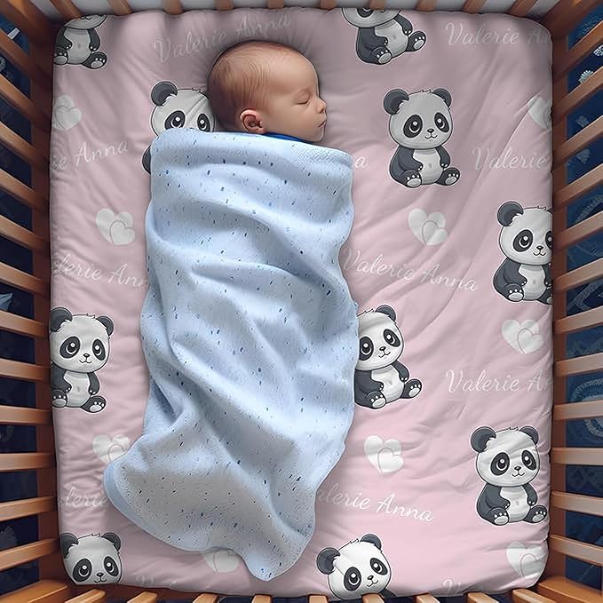 Personalized Easter Baby Blanket With Names & Cute Animals - Customized Baskets for Boys, Girls & Kids - Newborn Soft