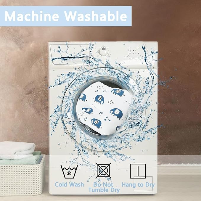 Unisex Soft and Breathable Baby Pillow 100% Organic Cotton Machine Washable Prevent Flat Head