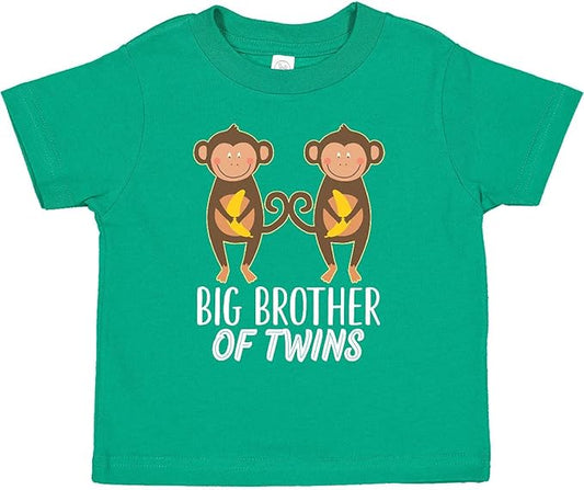 inktastic Brother of Twins Boys Gift Toddler T-Shirt