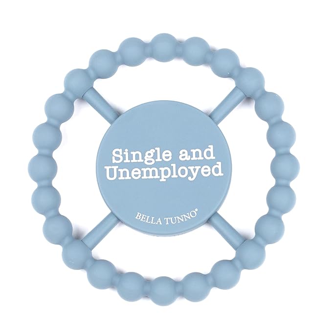 Baby Teether by Bella Tunno, Silicone Teethers for Babies 3-6 months, 6-12 months, Baby Toys, Pacifier, Teething Relief, Boys, Girls, Single and Unemployed