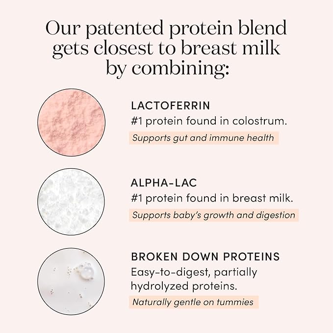 Infant Formula Powder for Infants 0-12 Months, Made With Organic Whole Milk, Closest-to-Breast Milk Baby Formula Patented Protein Blend, with Stick Sample 24 Ounce (Pack of 4)