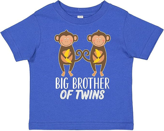 inktastic Brother of Twins Boys Gift Toddler T-Shirt