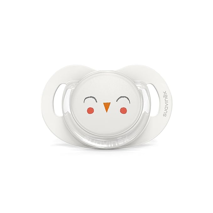 Suavinex Bonhomia SX PRO Physiological Pacifier, Supports Breastfeeding Babies, Pacifiers for 6-18 Months, Baby Pacifier, Baby Accessories, (Beige)