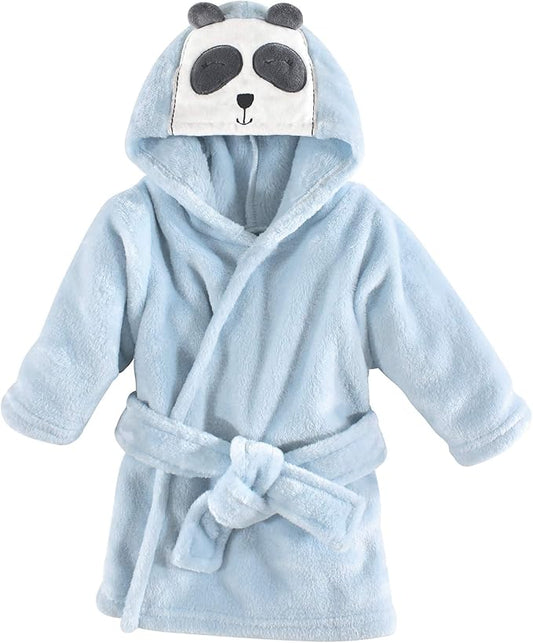 Hudson Baby Unisex Baby Plush Animal Face Bathrobe