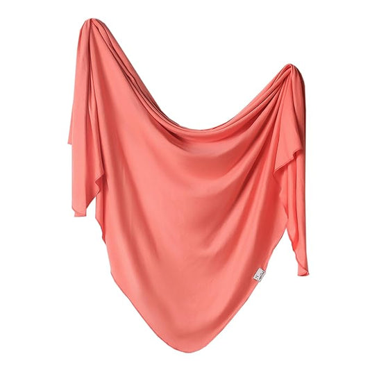 Copper Pearl Baby Swaddle Blanket - Premium Knit Baby Blanket, Large Soft Stretchy Receiving Blankets for Baby Boy and Girl, Swaddles for Newborn, Infant, and Toddler (Stella)