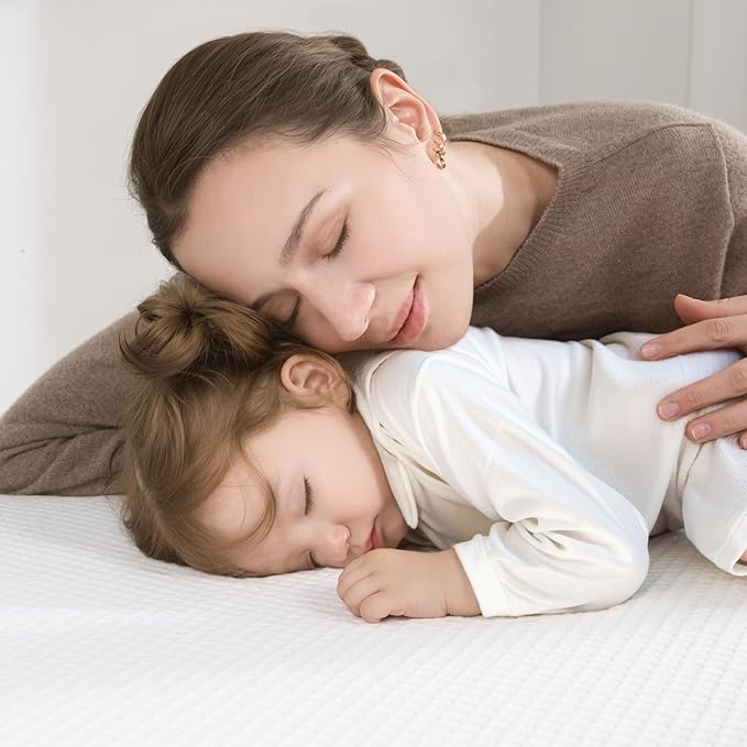 Extra Thick 5” Dual-Sided Crib Mattress – Gel Memory Foam Infant & Toddler Mattress, Cooling & Breathable Hypoallergenic Removable Cover, Fits Standard Cribs 52"x27.5"x5''
