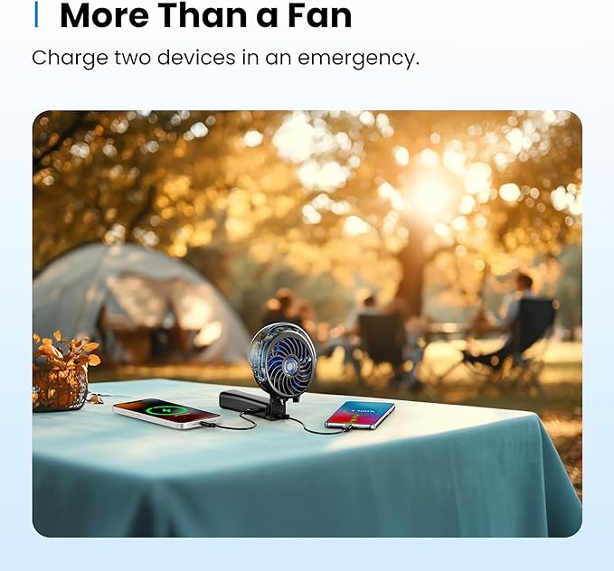 KIBEE Portable Misting Fan - 4000mAh Rechargeable, 50ml Water Tank, Foldable 180° Handheld with Mist Spray, 3-Speed Personal, Portable Charger for Travel, Outdoors, Makeup & More(Gray)