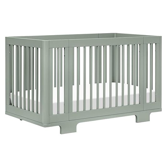Babyletto Yuzu 8-in-1 Convertible All-Stages® Crib - Conversion Kits for Bassinet, Midi Baby & Full-Size Crib to Toddler Bed, Daybed, and Baby Bed - GREENGUARD Gold Certified - Portable & Adjustable