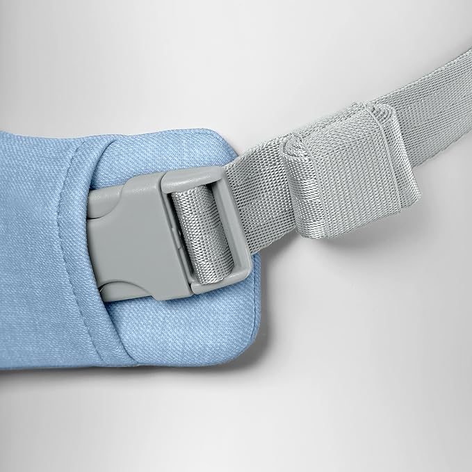 babyGap by Delta Children Legacy 3-in-1 Baby Carrier – Newborn to Toddler (Holds 7.5 to 25 lbs.), Face-in and Face-Out Baby Carrier Wrap with Lumbar Support, Ergonomic, Chambray