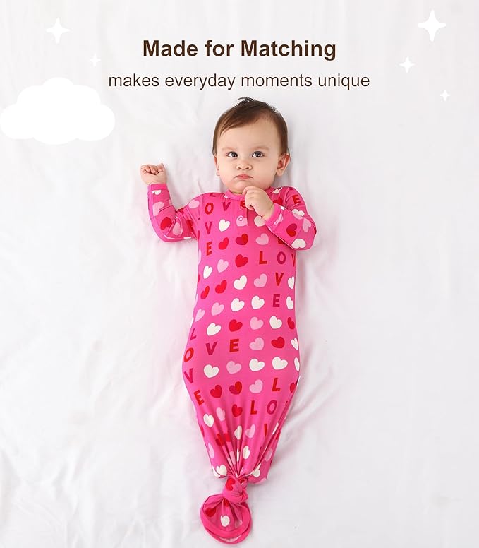 Baby Sleeper Gown Viscose from Bamboo Newborn Nightgowns Unisex Long Sleeve Sleep Sack
