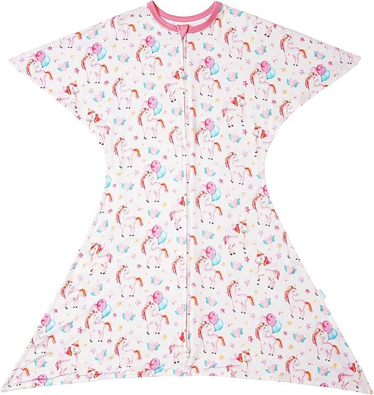 Baby Sleeper Gown Viscose from Bamboo Newborn Nightgowns Unisex Long Sleeve Sleep Sack