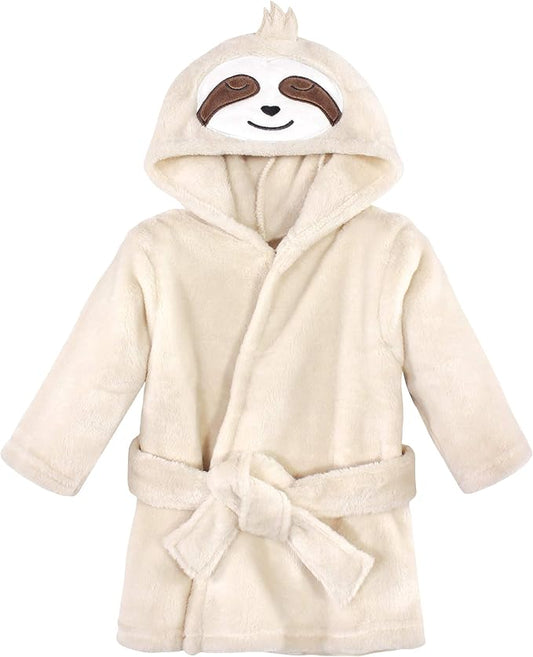 Hudson Baby Unisex Baby Plush Animal Face Bathrobe