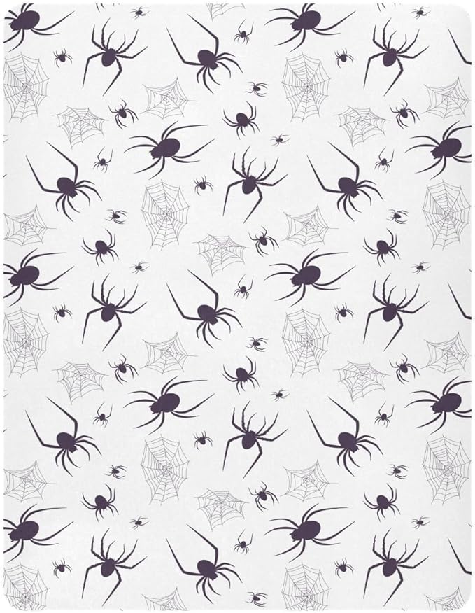 Spiders Crib Sheets for Neutral Bassinet Play Sheets,Sheets Toddler Bed Sheets for Baby Boys Girs 39 * 27 * 5in