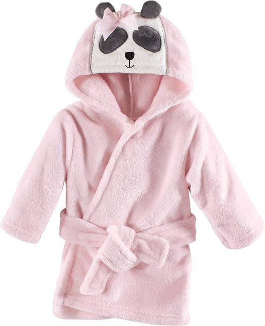 Hudson Baby Unisex Baby Plush Animal Face Bathrobe