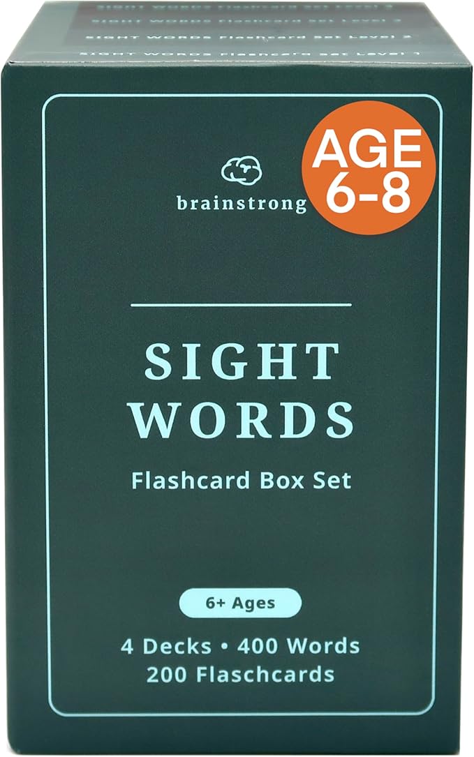 1150 Phonics and Sight Words | Ages 5-8 | 350 Learn to Read Flashcards | Boost Reading Ability | Kindergarten 1st 2nd Grade | Beginning to Advanced Words | Brainstrong Premium 2 Box Set