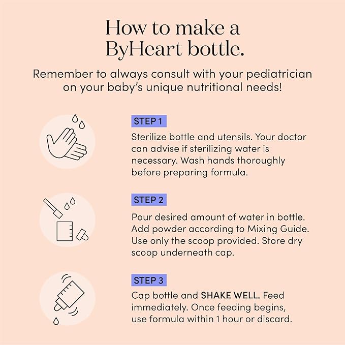 Infant Formula Powder for Infants 0-12 Months, Made With Organic Whole Milk, Closest-to-Breast Milk Baby Formula Patented Protein Blend, with Stick Sample 24 Ounce (Pack of 4)