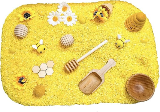 Kids Sensory bins Montessori sensory bin, sensory toys, Sensory bins, Sensory Bin For Preschoolers (Bee)