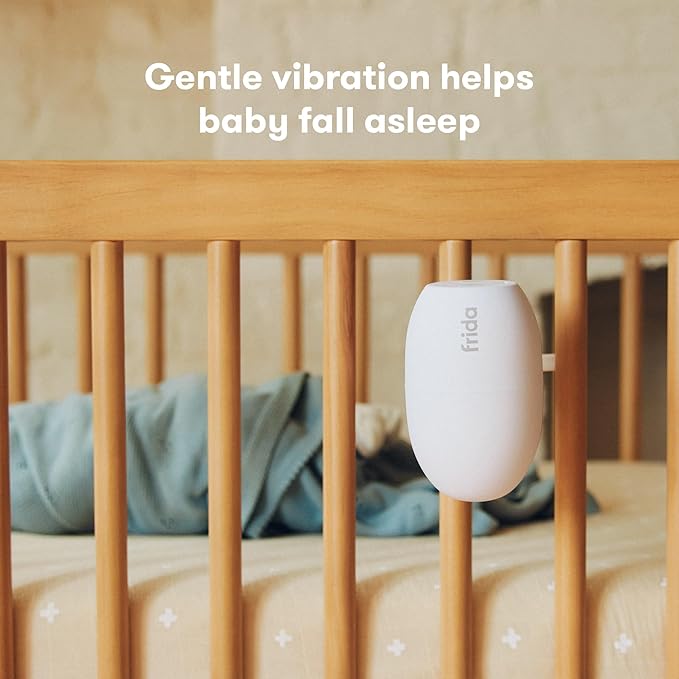 Frida Baby Hands-Free Rocker Device with 5 Vibration Levels, Universal Stroller Accessories, Rechargeable for Cribs & Strollers, Water-Resistant Baby Soother