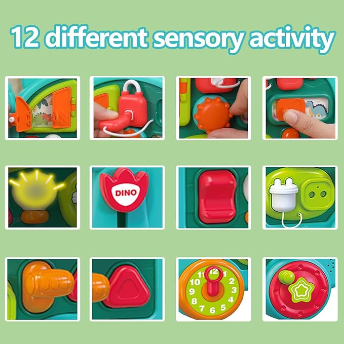 Montessori Toys for 1 Year Old Boy Girl, Busy Board Sensory Activities Educational Toys for 12-18 Months Toddler, 1 St Birthday Gift