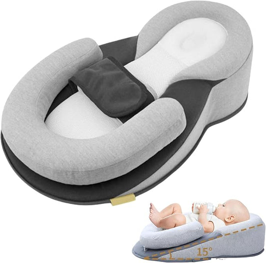 RestNest Baby Bed Bassinet Keesley Rest Nest Baby Bed for Spit-Up Reduction, Breastfeeding Pillow, Tummy Time