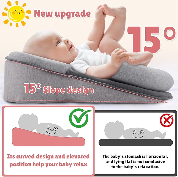 RestNest Baby Bed Bassinet Keesley Rest Nest Baby Bed for Spit-Up Reduction, Breastfeeding Pillow, Tummy Time